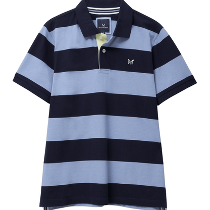 Crew Clothing Mens Heritage Stripe Short Sleeve Polo Shirt