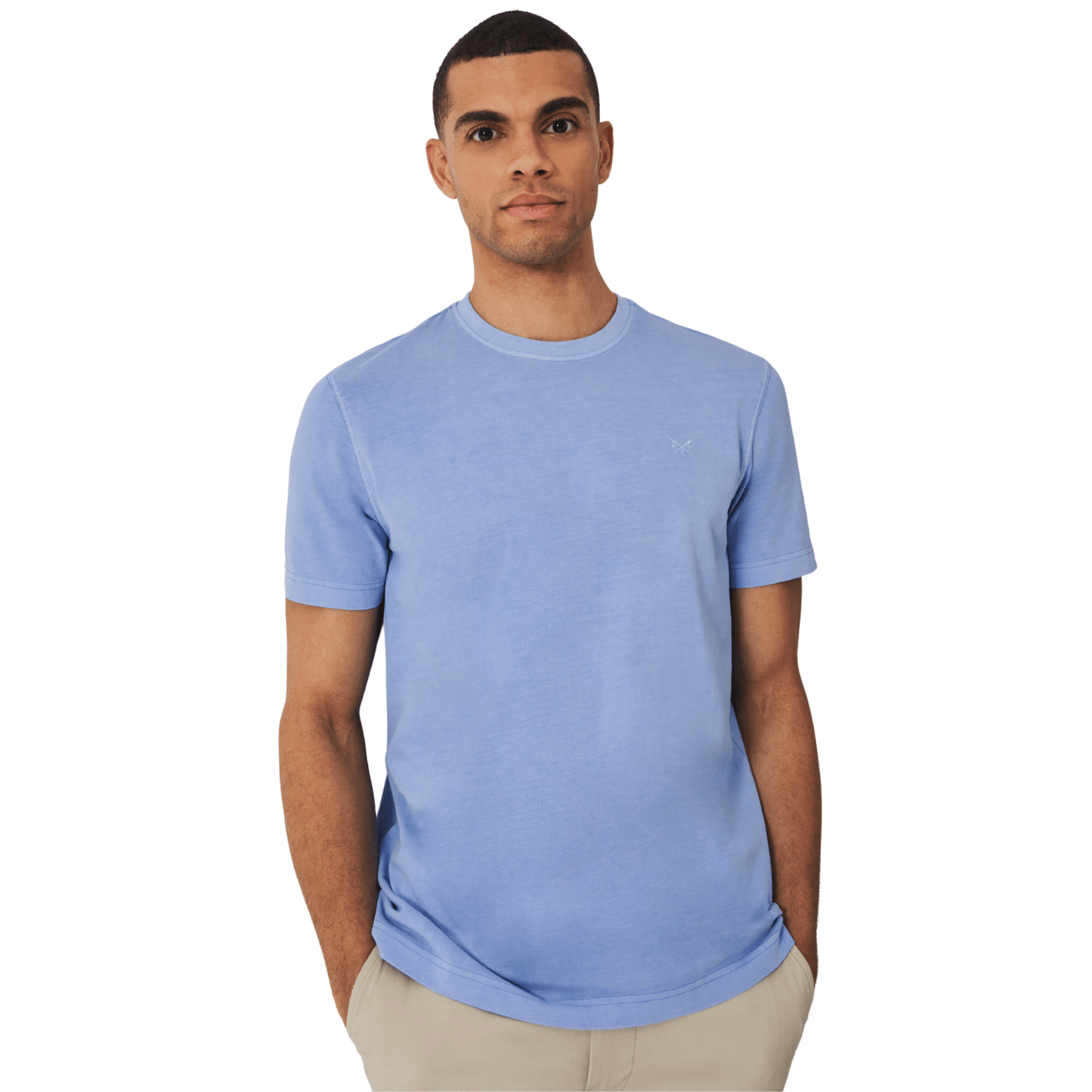 Crew Clothing Mens Garment Dye T-Shirt