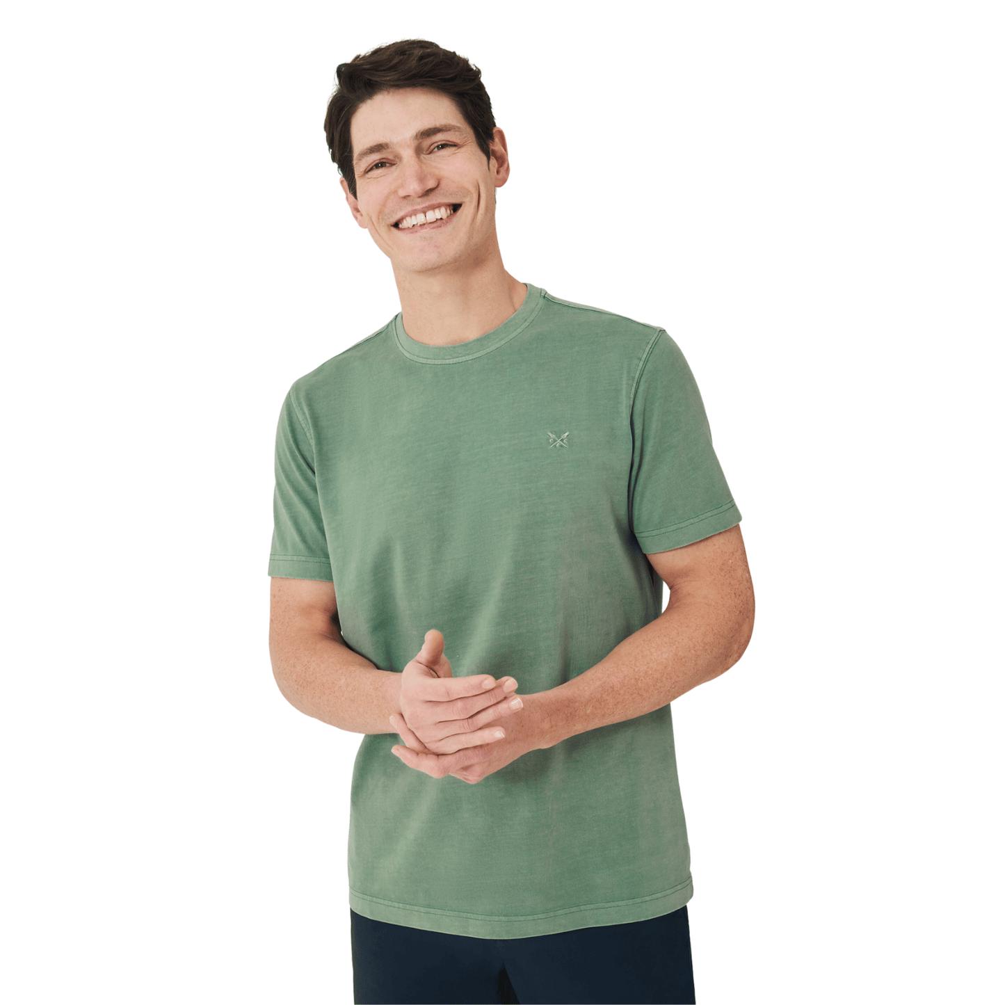 Crew Clothing Mens Garment Dye T-Shirt