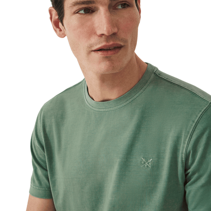 Crew Clothing Mens Garment Dye T-Shirt