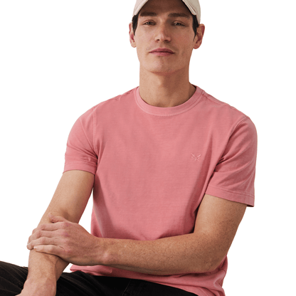 Crew Clothing Mens Garment Dye T-Shirt