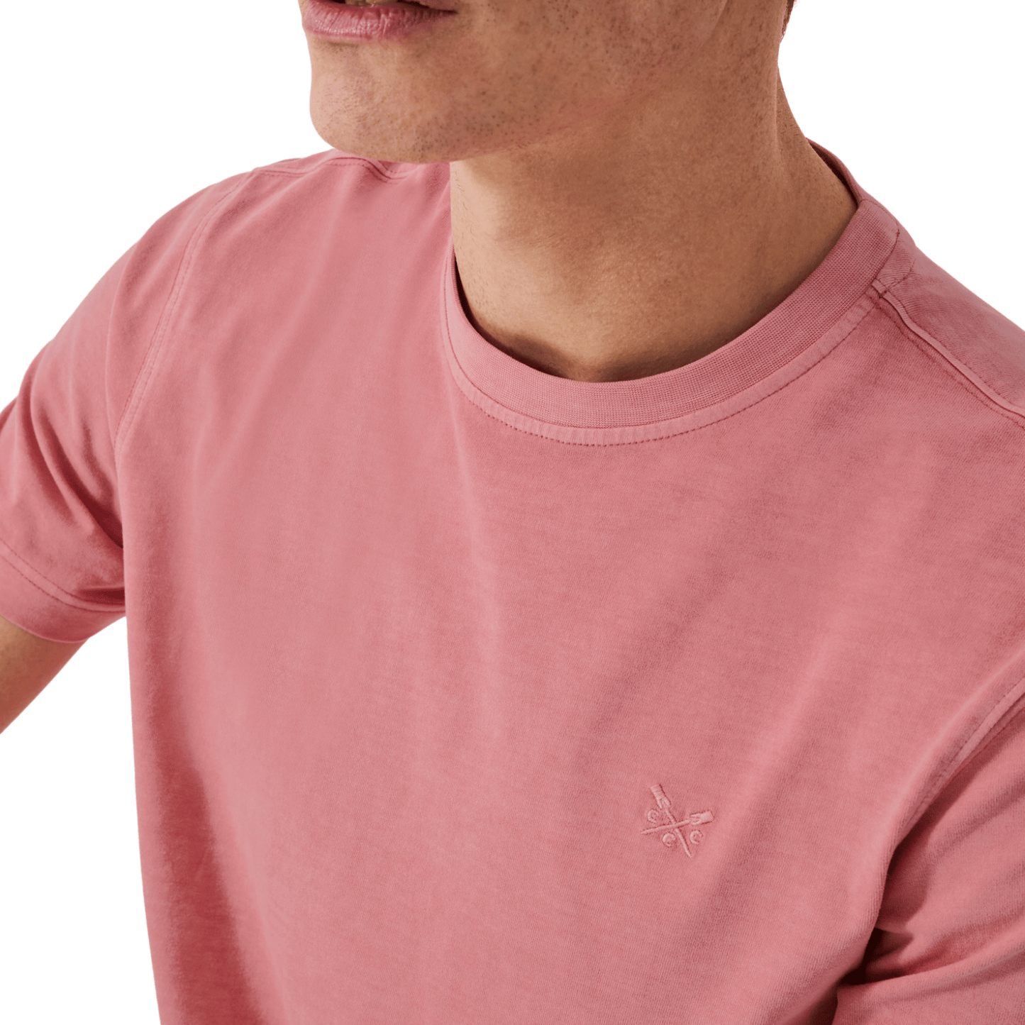 Crew Clothing Mens Garment Dye T-Shirt