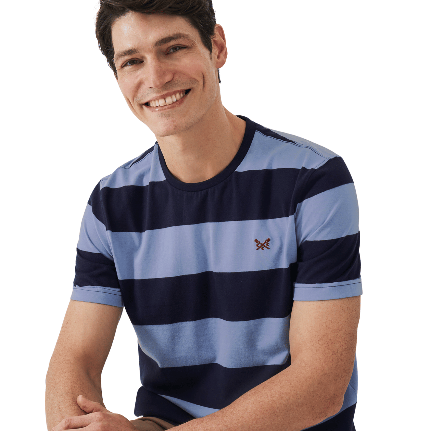 Crew Clothing Mens Newton Stripe T-Shirt