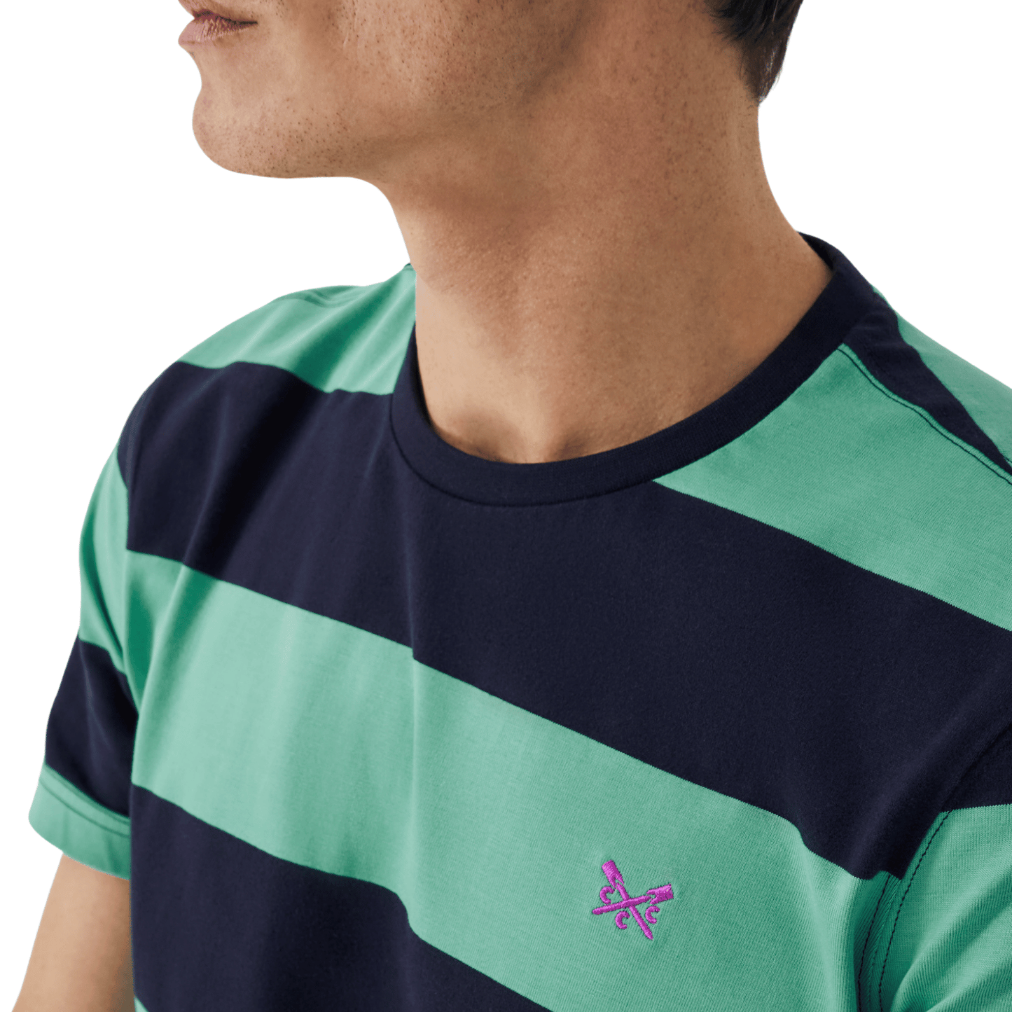 Crew Clothing Mens Newton Stripe T-Shirt