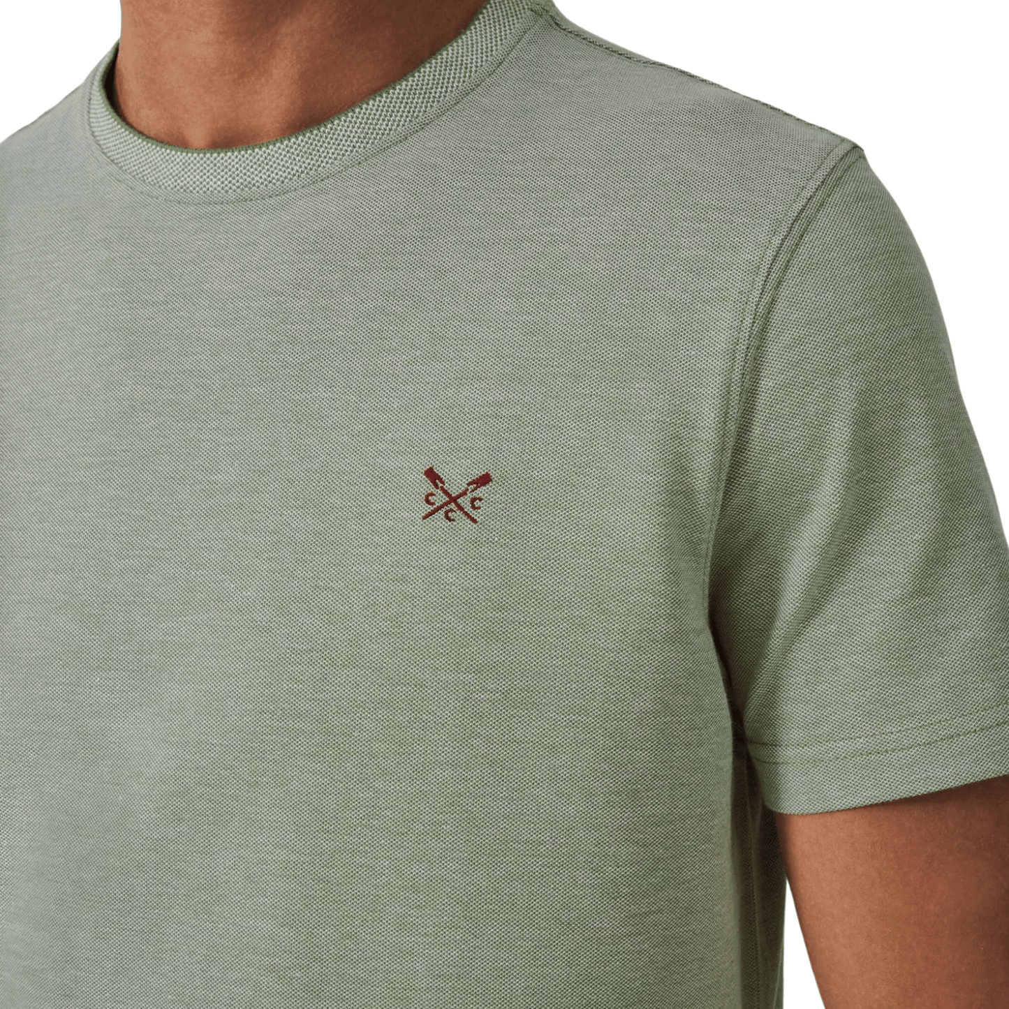 Crew Clothing Mens Oxford T-Shirt