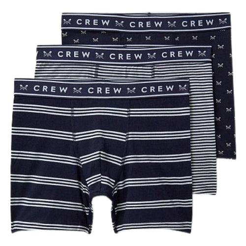 Crew Clothing Mens 3 Pack Jersey Boxer Shorts