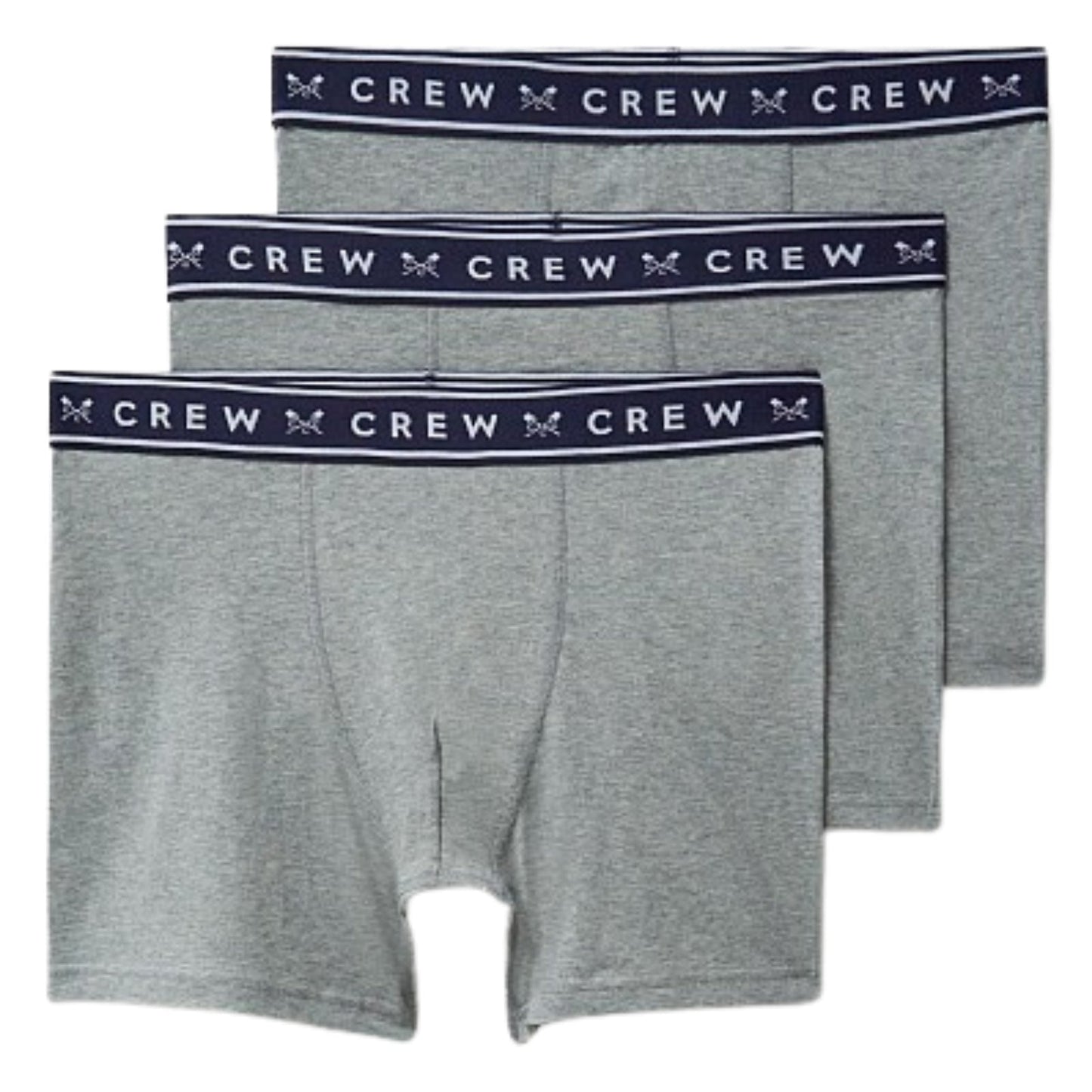 Crew Clothing Mens 3 Pack Jersey Boxer Shorts