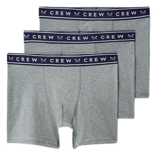 Crew Clothing Mens 3 Pack Jersey Boxer Shorts