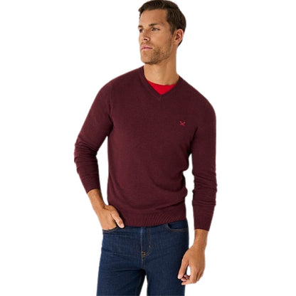 Crew Clothing Mens Organic Cotton Vee Sweatshirt