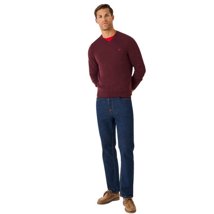 Crew Clothing Mens Organic Cotton Vee Sweatshirt