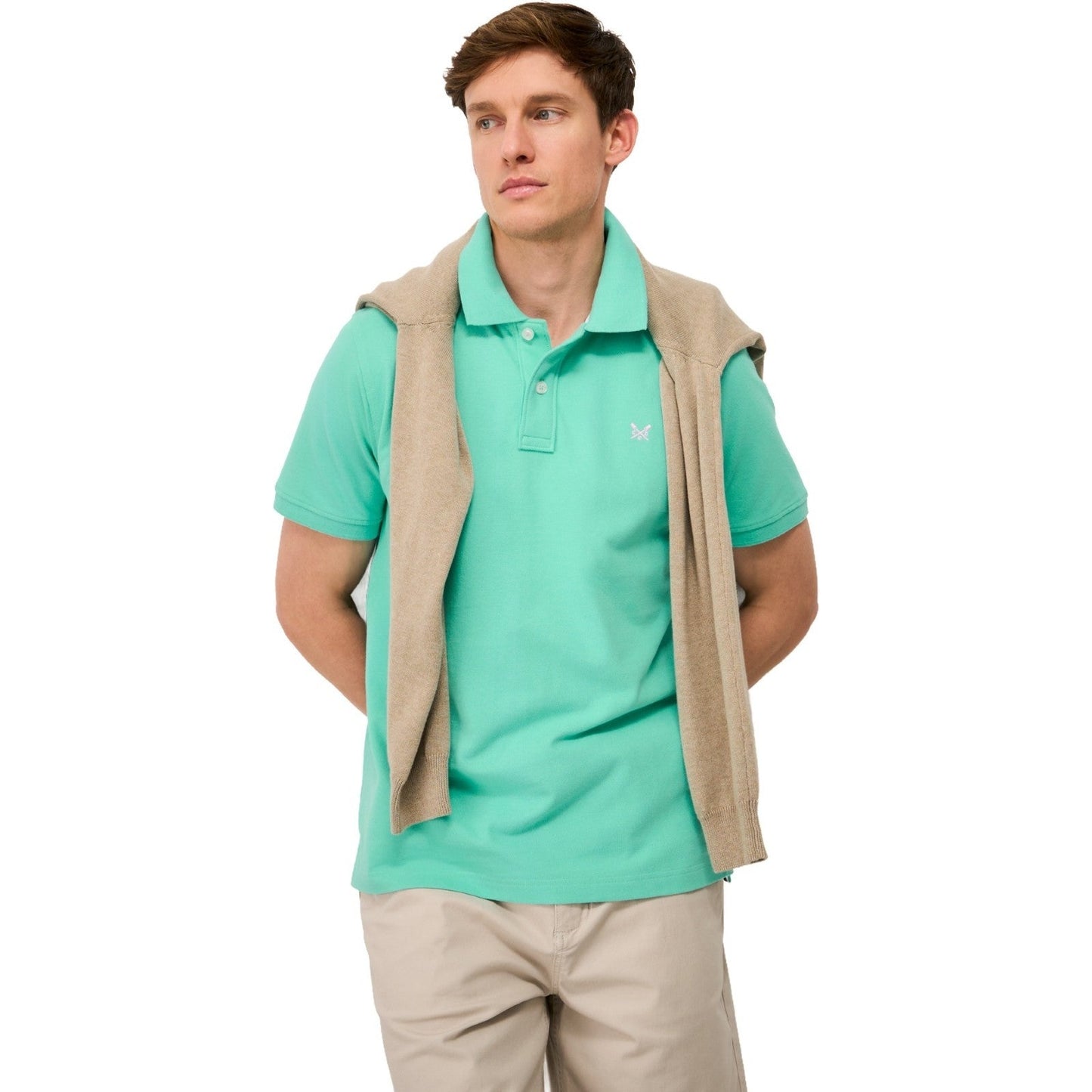 Crew Clothing Mens Classic Pique Short Sleeve Polo Shirt