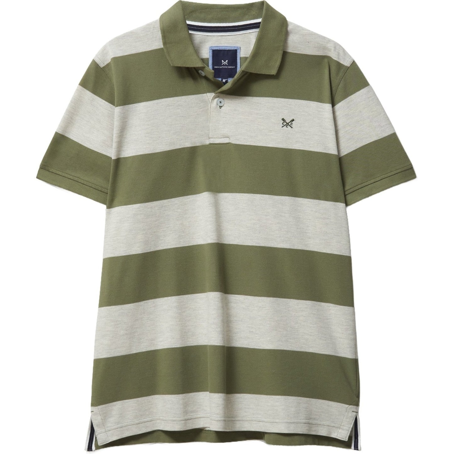 Crew Clothing Mens Heritage Stripe Short Sleeve Polo Shirt