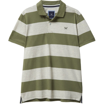 Crew Clothing Mens Heritage Stripe Short Sleeve Polo Shirt