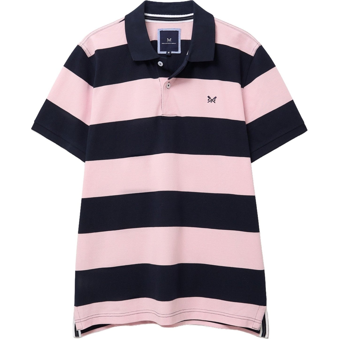Crew Clothing Mens Heritage Stripe Short Sleeve Polo Shirt