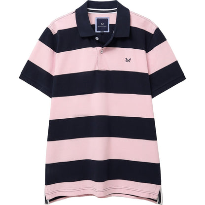 Crew Clothing Mens Heritage Stripe Short Sleeve Polo Shirt