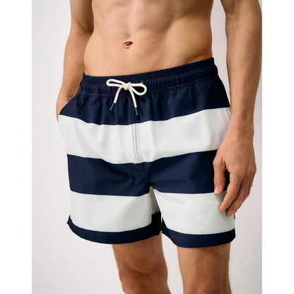 Crew Clothing Mens Heritage Stripe Swim Shorts