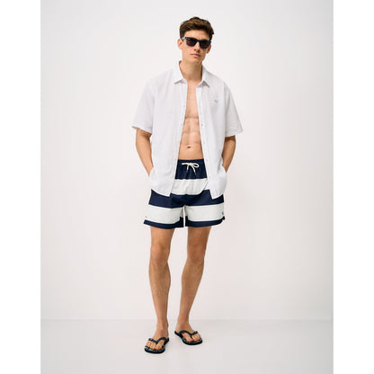 Crew Clothing Mens Heritage Stripe Swim Shorts