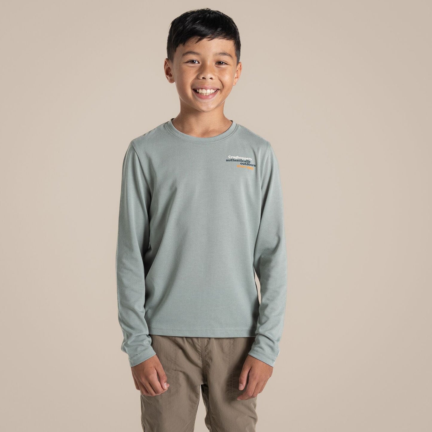 Craghoppers Kids NosiLife Cruz Long Sleeve T-Shirt