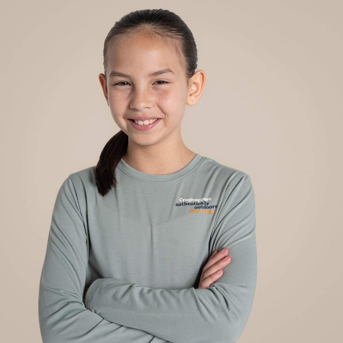 Craghoppers Kids NosiLife Cruz Long Sleeve T-Shirt