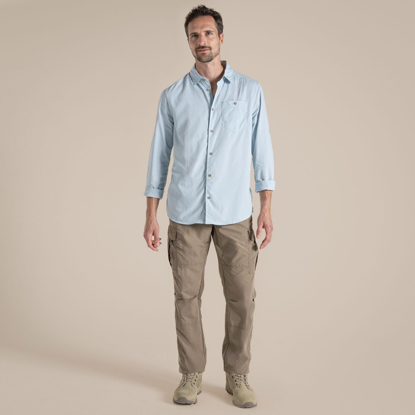 Craghoppers Mens NosiLife Nuoro II UPF Long Sleeve Shirt