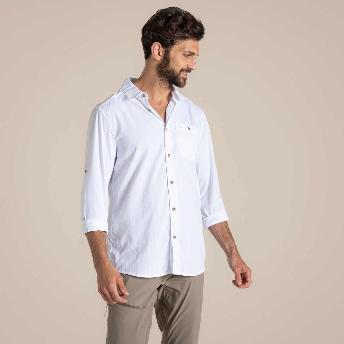 Craghoppers Mens NosiLife Nuoro II UPF Long Sleeve Shirt