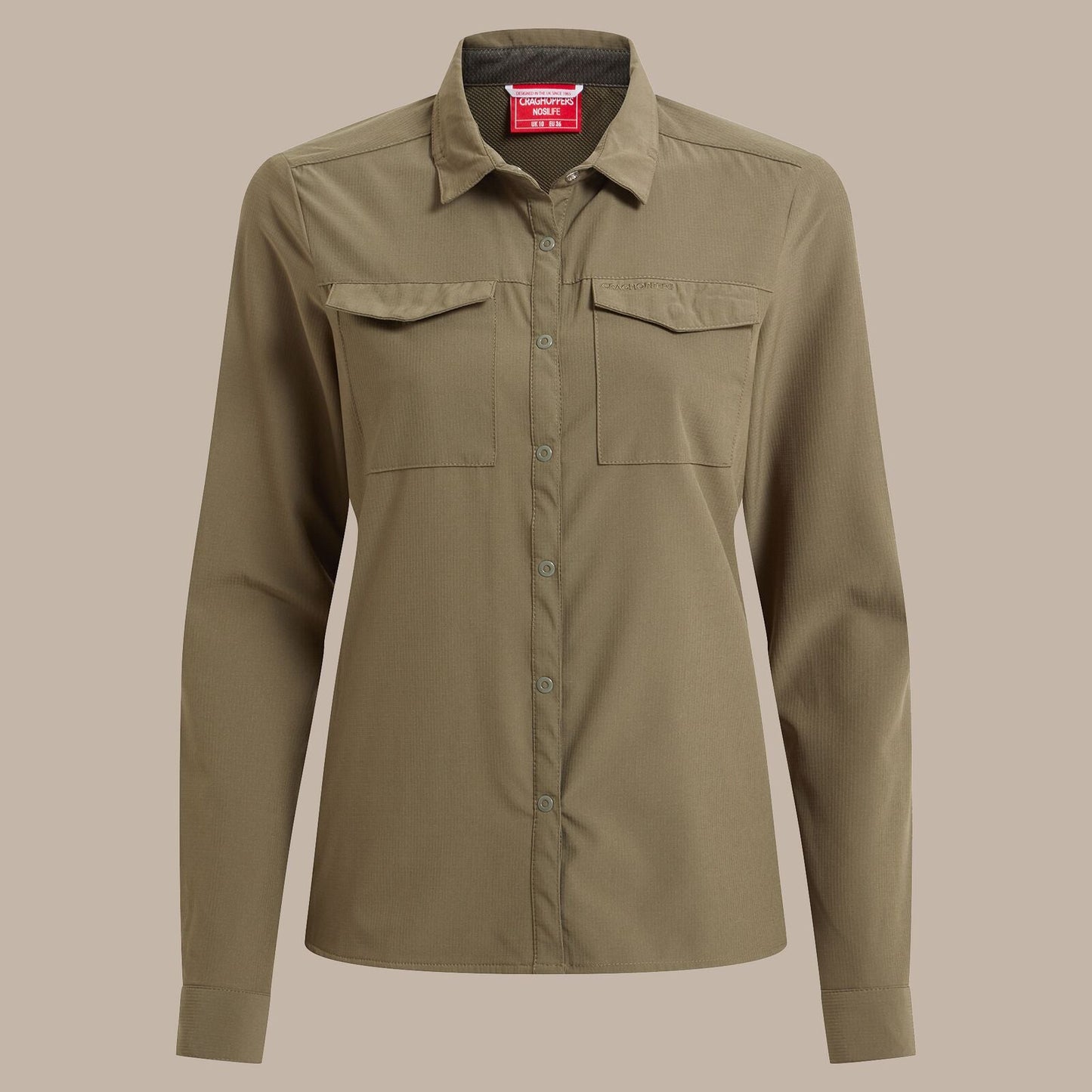 Craghoppers Womens NosiLife Pro 3 UPF Long Sleeve Shirt
