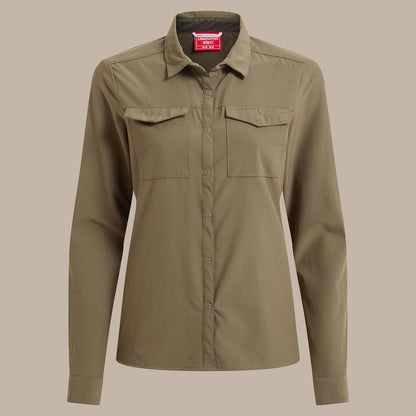 Craghoppers Womens NosiLife Pro 3 UPF Long Sleeve Shirt