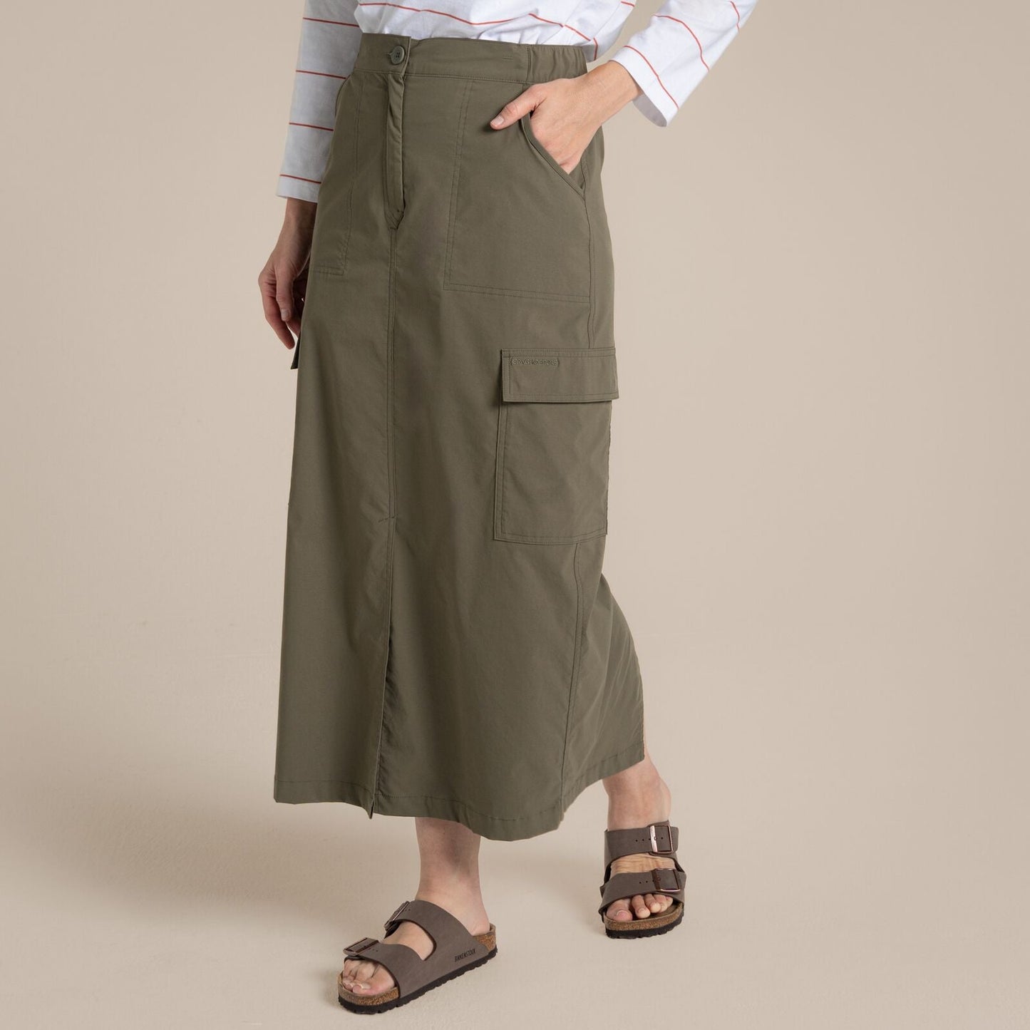 Craghoppers Womens NosiLife Pro Midi UPF Stretch Skirt