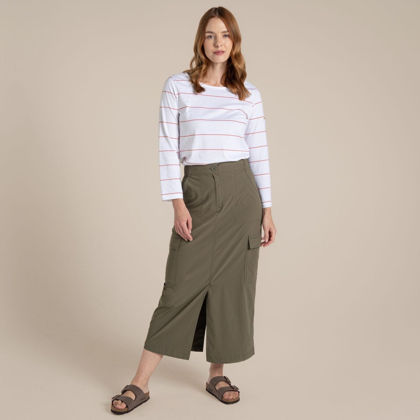 Craghoppers Womens NosiLife Pro Midi UPF Stretch Skirt