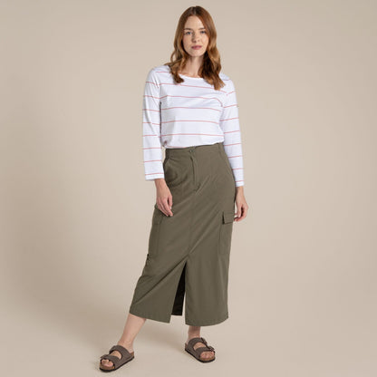 Craghoppers Womens NosiLife Pro Midi UPF Stretch Skirt