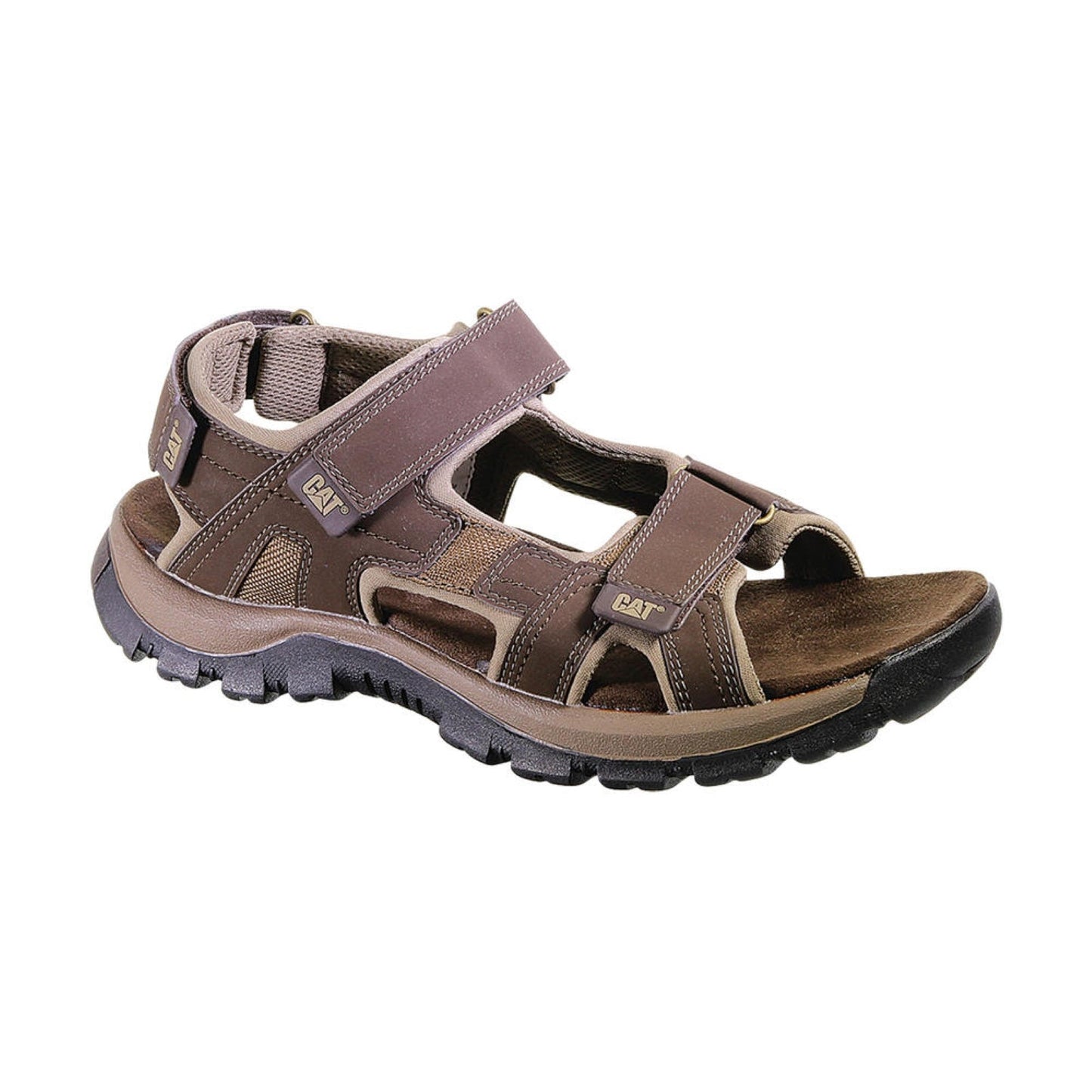 CAT Mens Giles Full Grain Leather Sandals