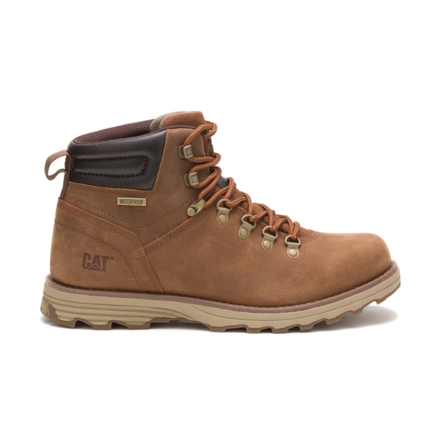 CAT Mens Sire Waterproof Nubuck Boots