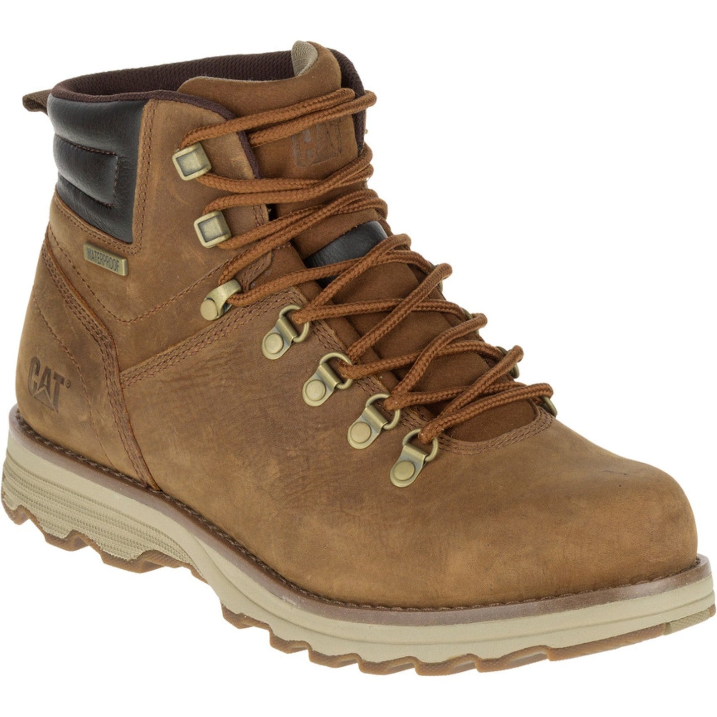 CAT Mens Sire Waterproof Nubuck Boots