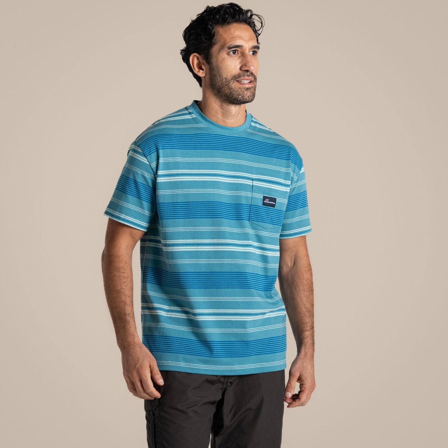 Craghoppers Mens Pointer Organic  Short Sleeve T-Shirt