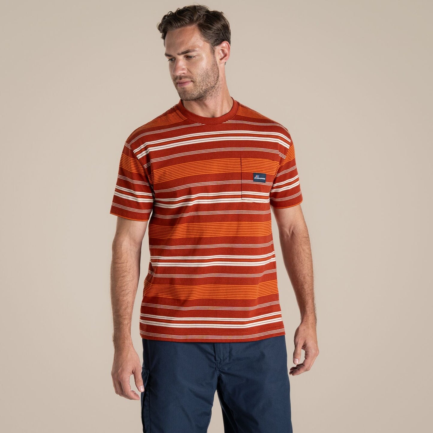 Craghoppers Mens Pointer Organic  Short Sleeve T-Shirt