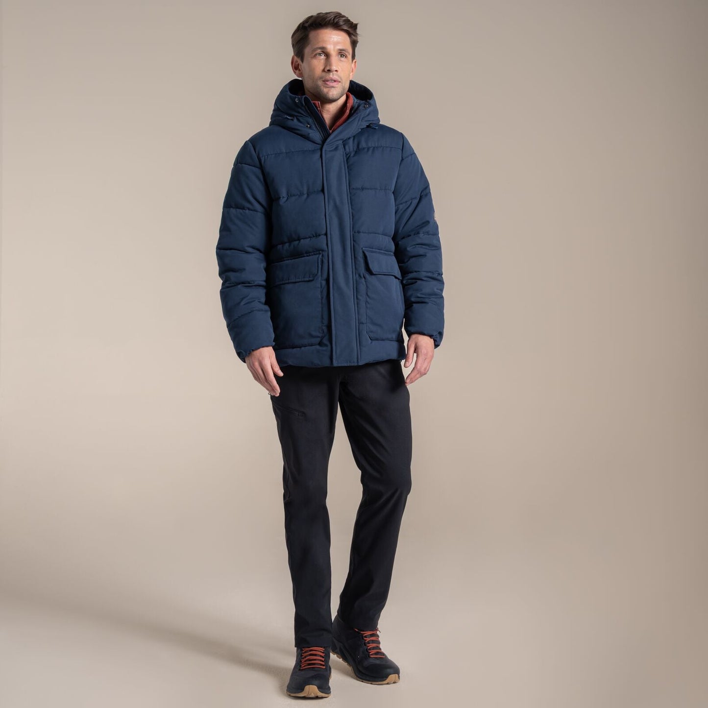 Craghoppers Mens Howgill Downlike Hooded Padded Jacket