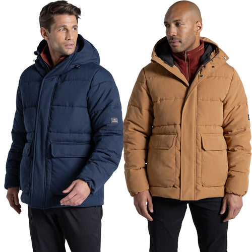 Craghoppers Mens Howgill Downlike Hooded Padded Jacket