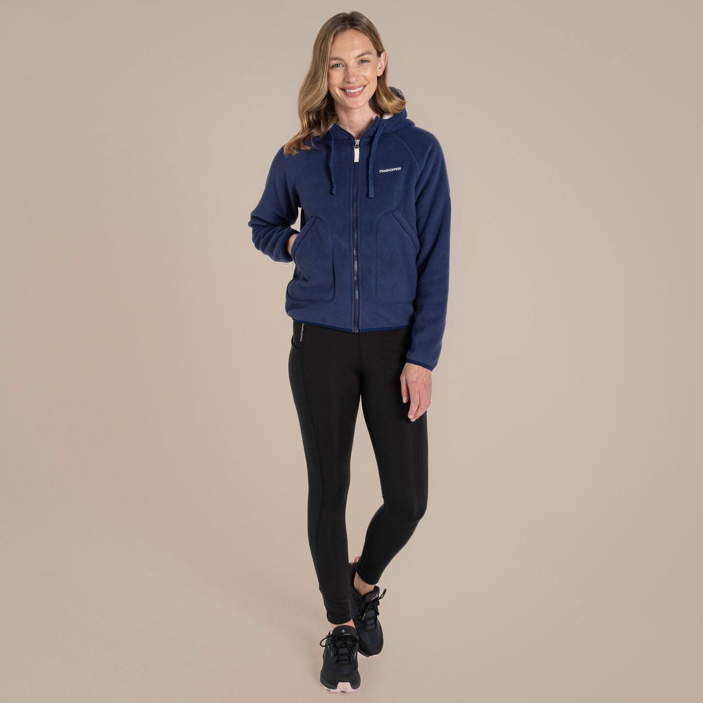 Craghoppers Womens Grainne Hooded Full Zip Fleece