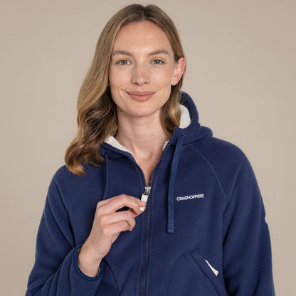 Craghoppers Womens Grainne Hooded Full Zip Fleece