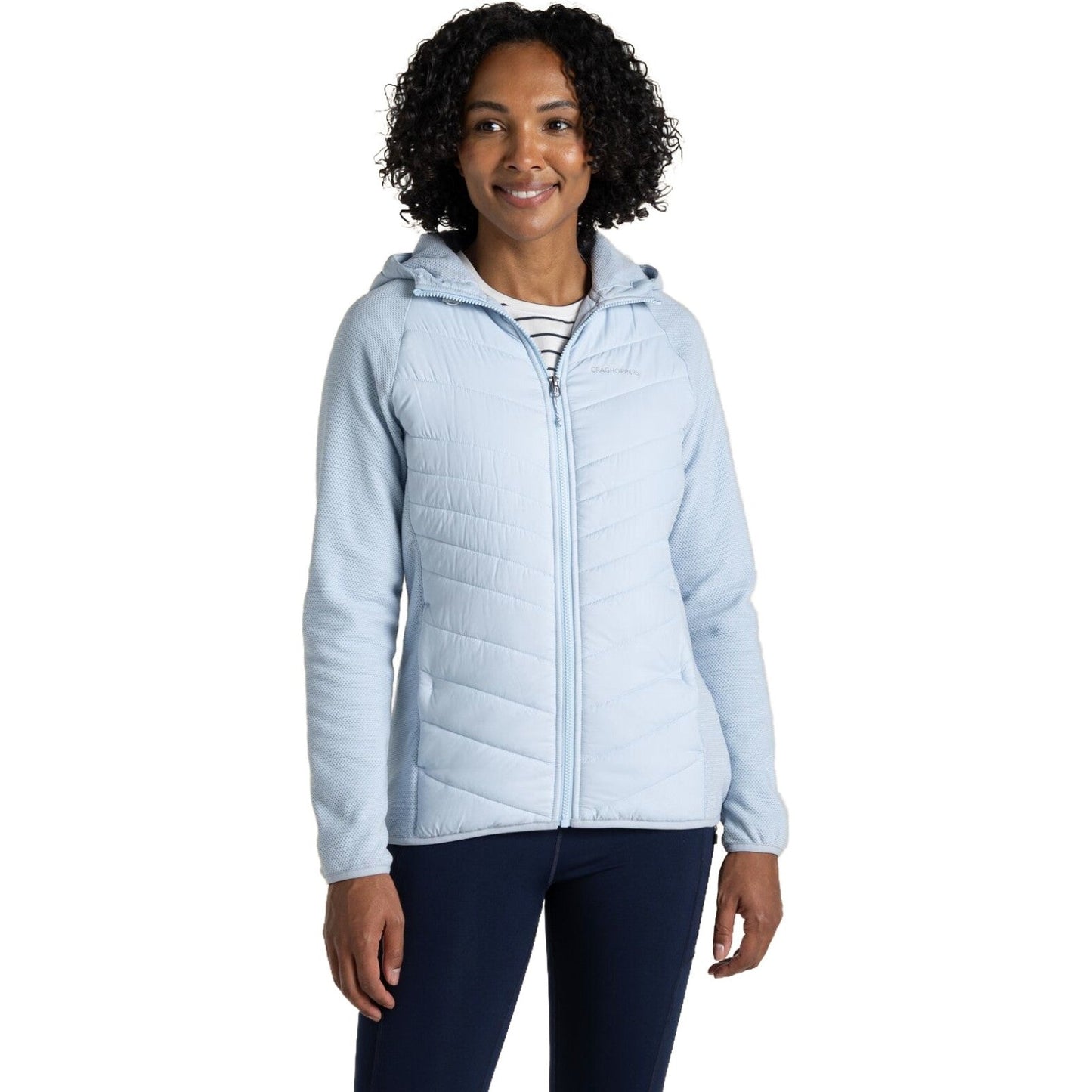 Craghoppers Womens Zayas Hybrid Full Zip Fleece