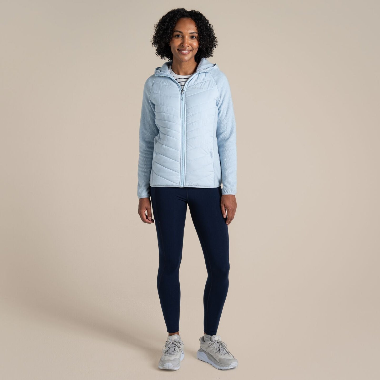 Craghoppers Womens Zayas Hybrid Full Zip Fleece