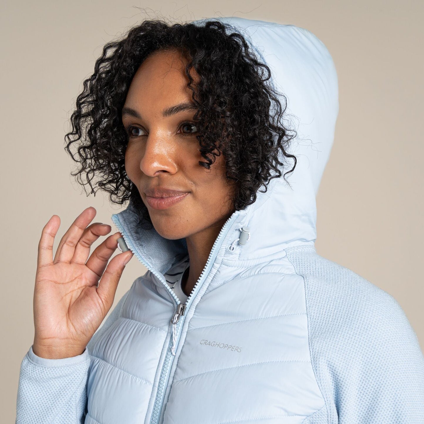 Craghoppers Womens Zayas Hybrid Full Zip Fleece