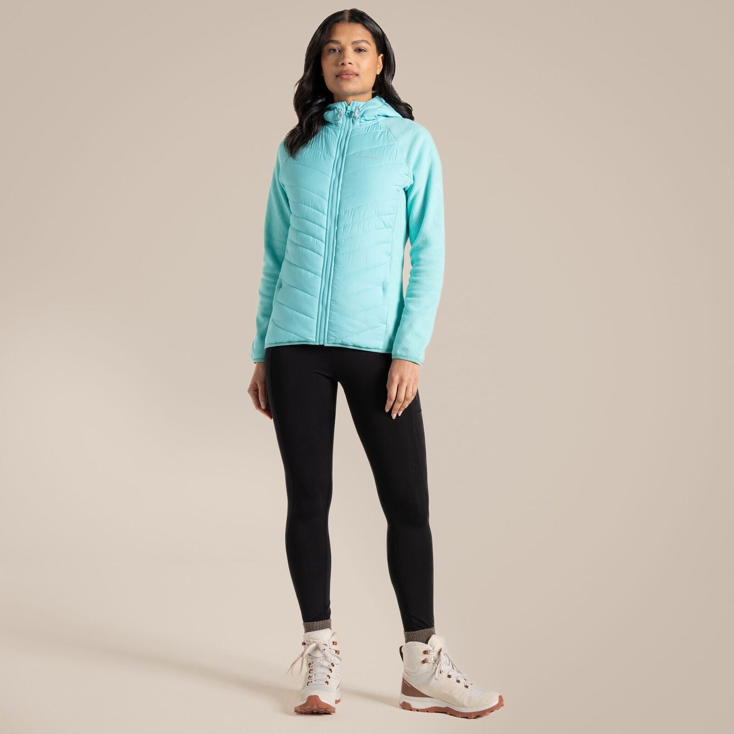 Craghoppers Womens Zayas Hybrid Full Zip Fleece