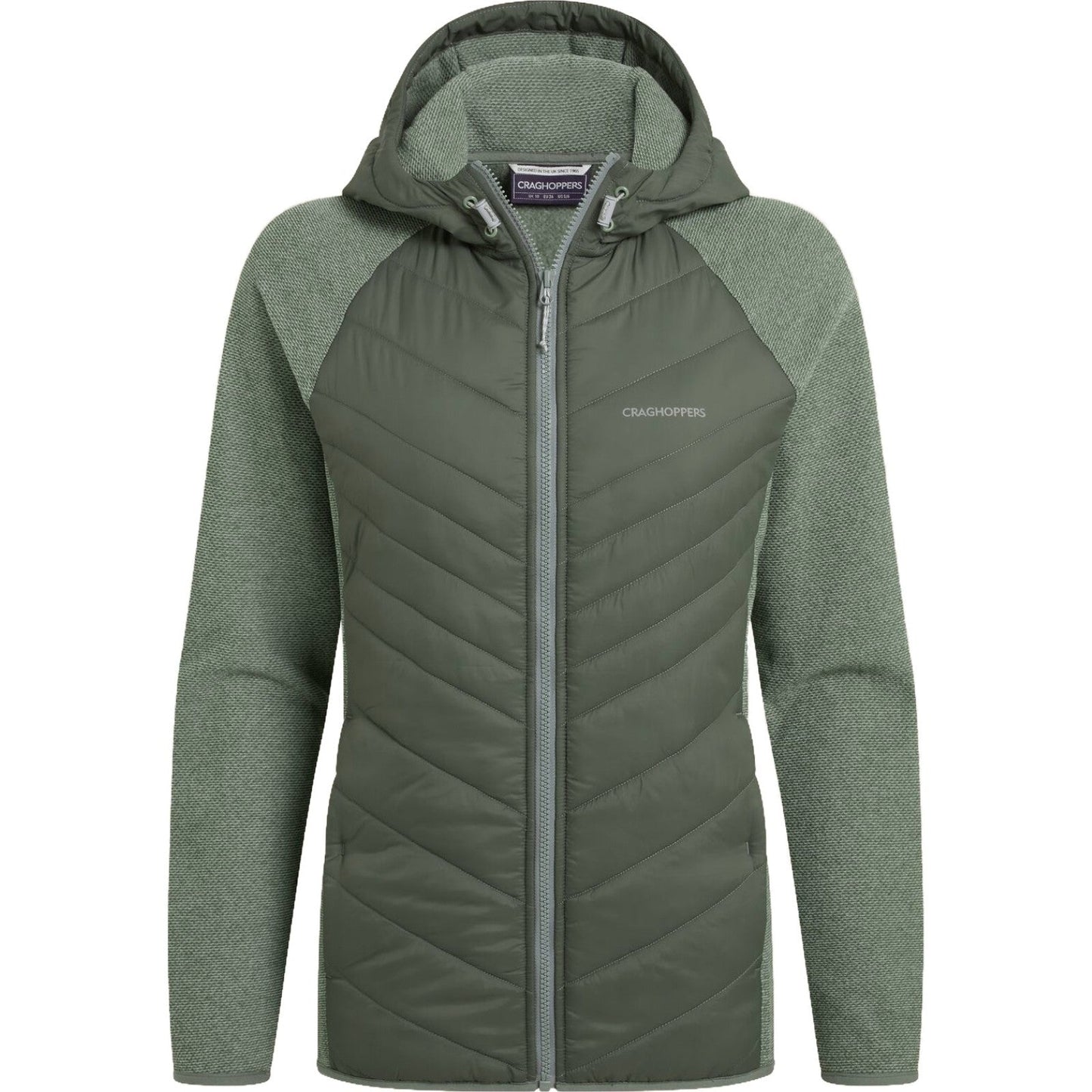 Craghoppers Womens Zayas Hybrid Full Zip Fleece