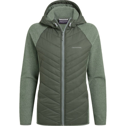 Craghoppers Womens Zayas Hybrid Full Zip Fleece
