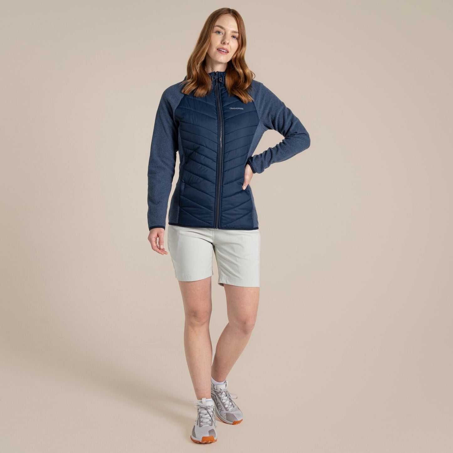 Craghoppers Womens Zayas Hybrid Full Zip Fleece