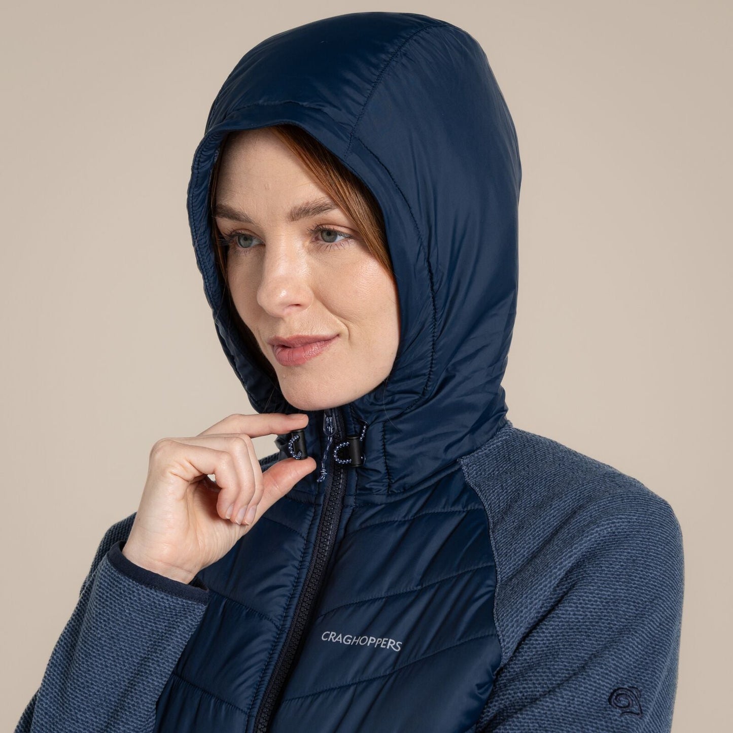 Craghoppers Womens Zayas Hybrid Full Zip Fleece