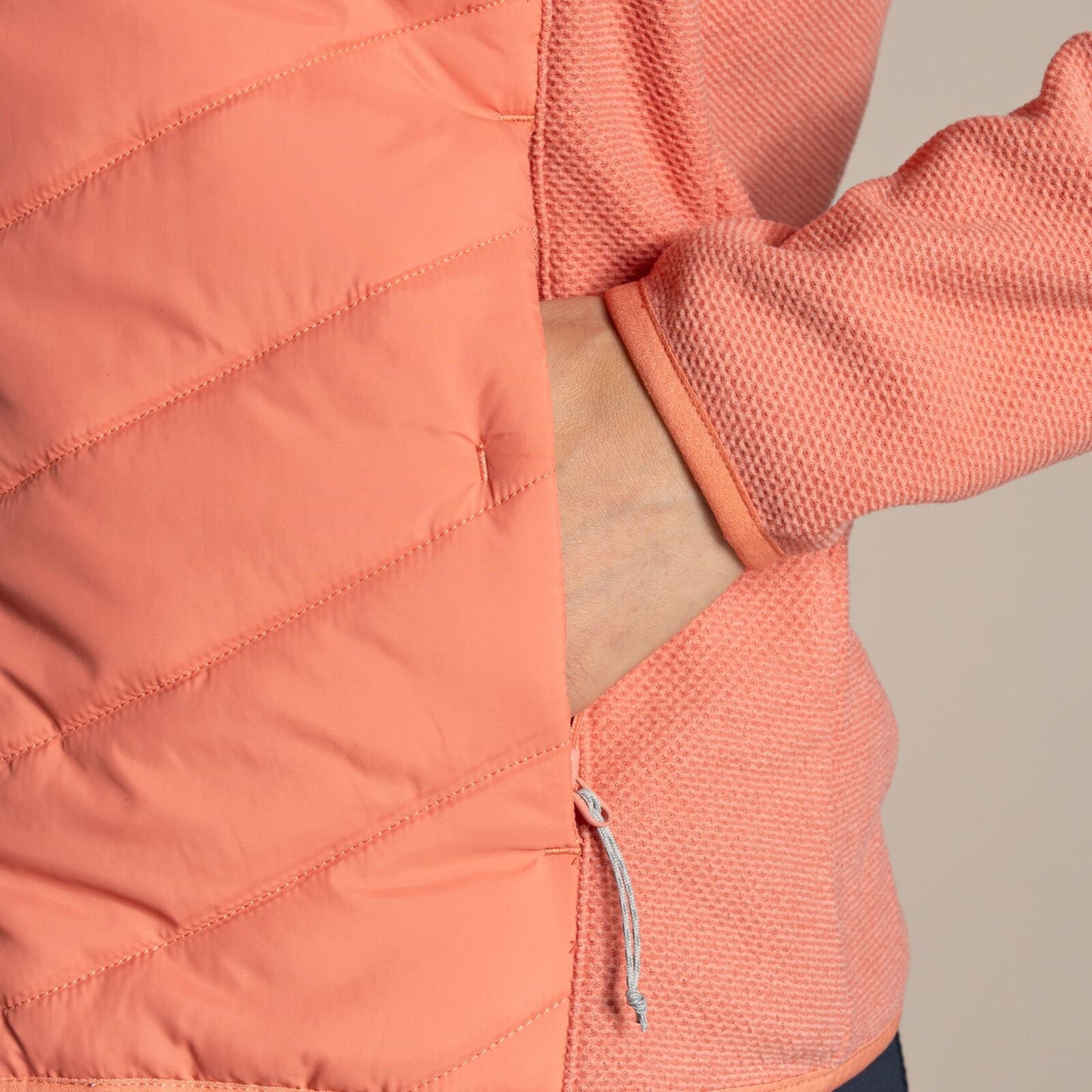 Craghoppers Womens Zayas II Hybrid Full Zip Fleece