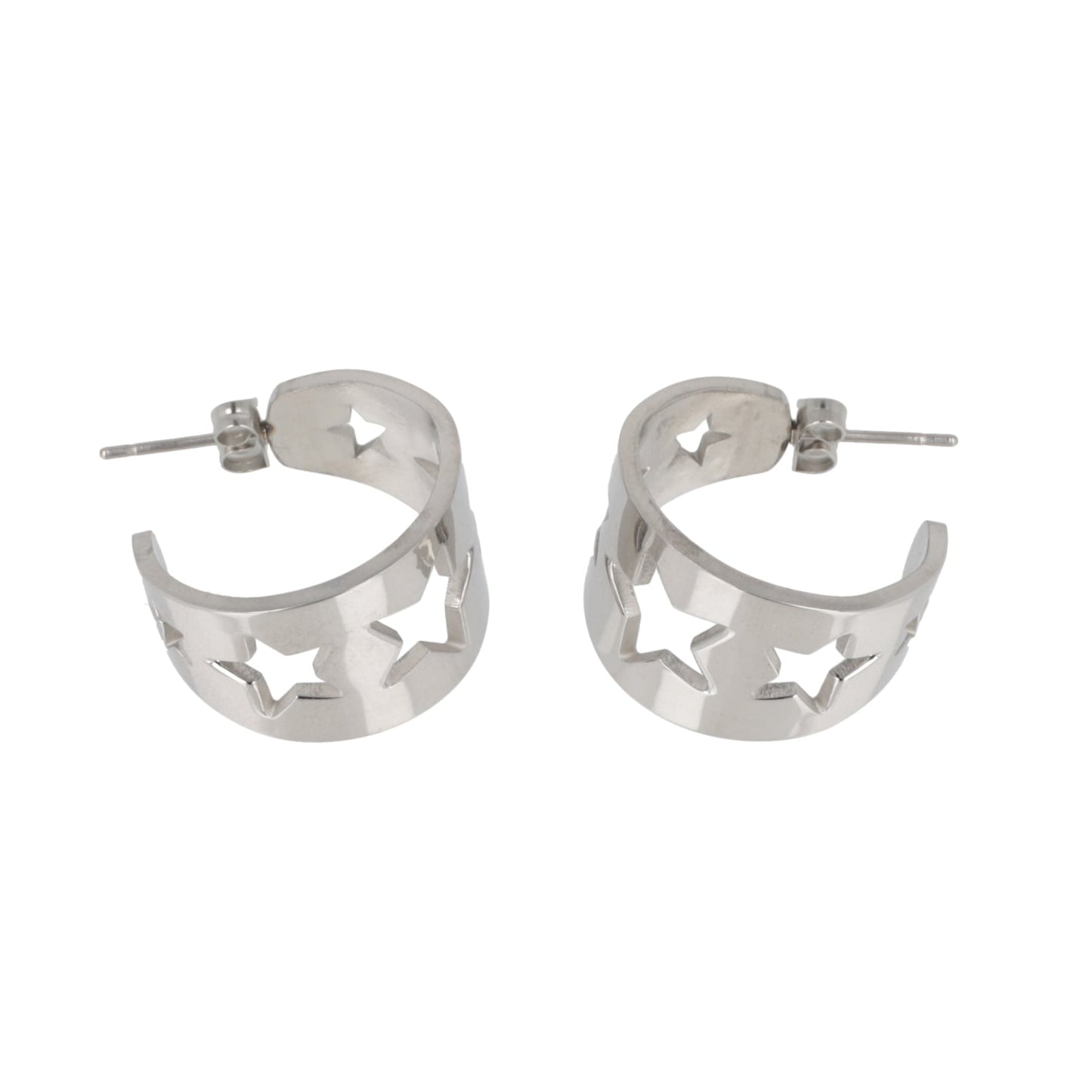 Whimsical Star Hoop Earrings