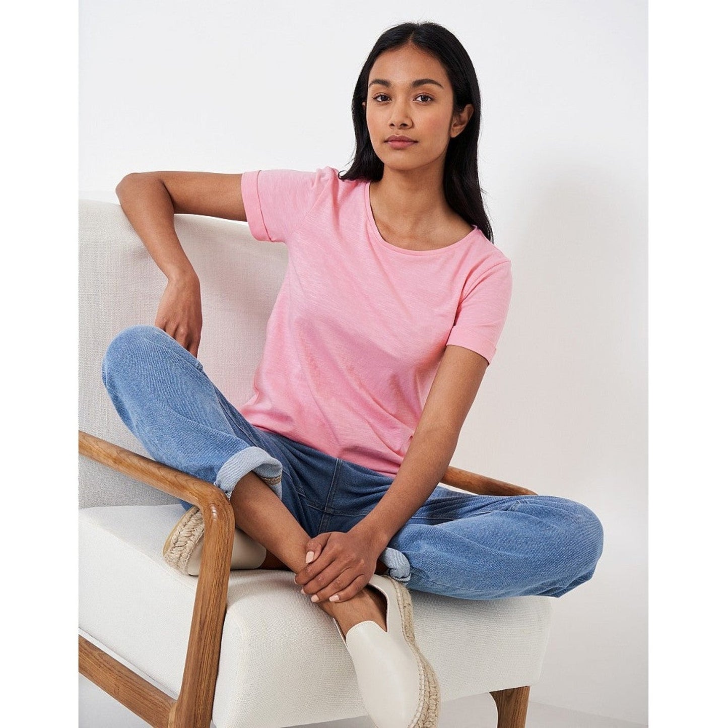 Crew Clothing Womens Perfect Crew Slub T-Shirt